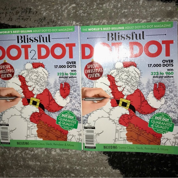 🎄”MYSTERY COLORS”, “BRAIN FUN MAZES” & “BLISSFUL DOT2DOT”🎄 PUZZLE BOOKS LOT! - Picture 11 of 13